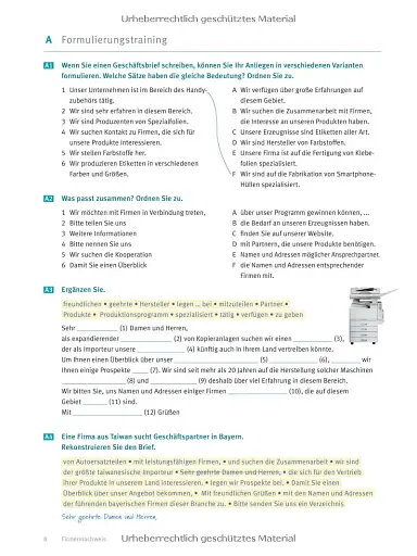 Menschen im Beruf. Schreibtraining. Kursbuch - фото 5