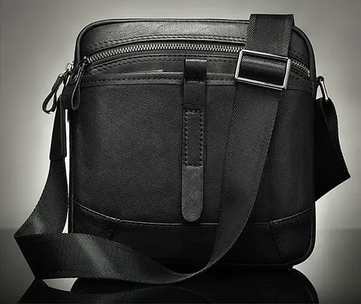 Чоловіча шкіряна сумка Vintage 21х23х5,5 см sum0012812 - фото 8