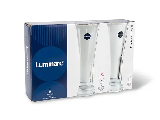 Набор бокалов для пива стеклянный Luminarc Martigues 3х330 мл (P1791) - фото 3