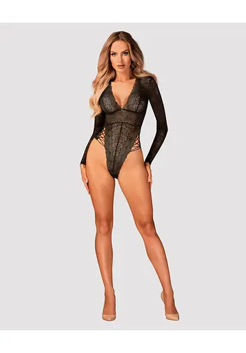 Боді Obsessive Merlys M/L (чорний) - фото 9