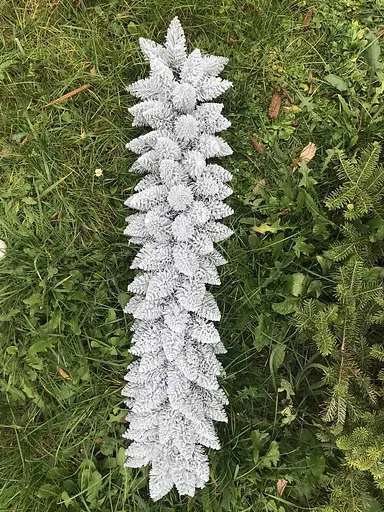 Гирлянда хвойная Hvoya Elegant из пленки заснеженная 1.5 м - фото 2