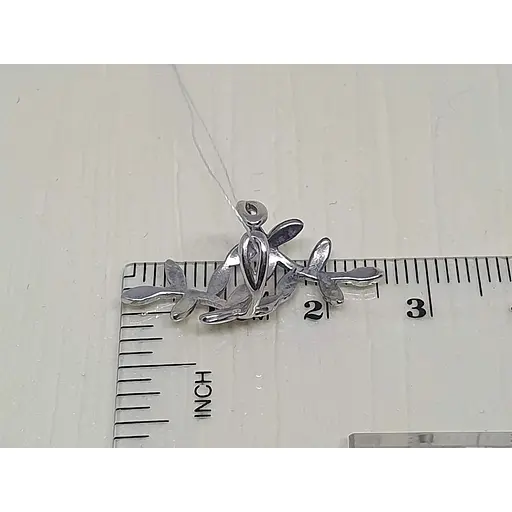 Срібна сережка-кафф Астор на хелікс. 9132469Р - фото 3