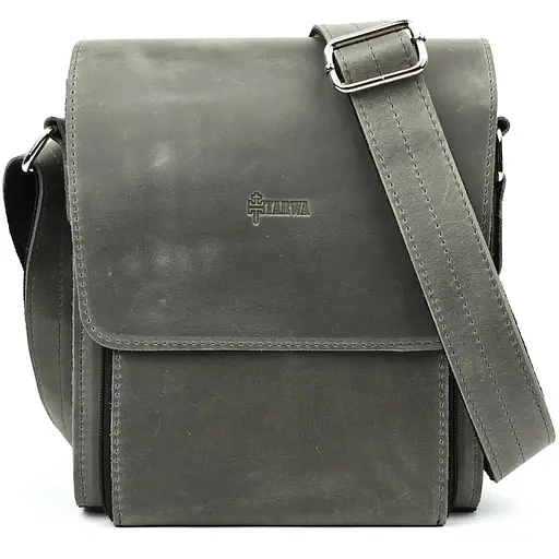 Кожаная сумка-планшет через плечо Tarwa 26х22х6 см sum0028323 - фото 1