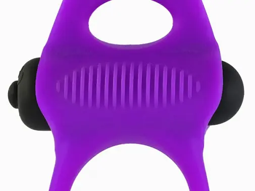 Эрекционное виброкольцо Adrien Lastic Lingus Max 9.5 см фиолетовый - фото 3