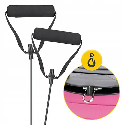 Балансировочная платформа 4FIZJO Bosu Ball 60 см Pink (P-5905973402453) - фото 9