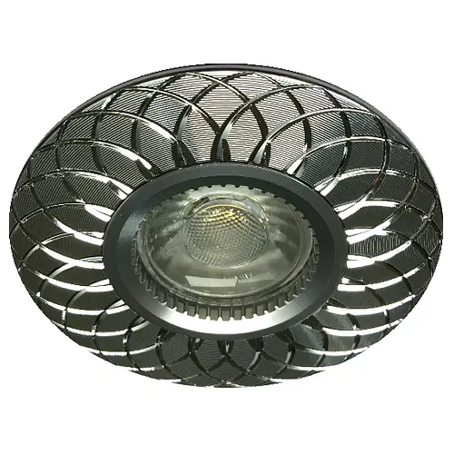 Вбудований світильник Feron GS-M888 під лампу срібло - фото 2