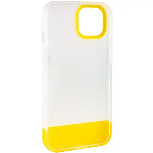 Чохол Epik TPU+PC Bichromatic для Apple iPhone 12 Pro/12, 6.1 Matte/Yellow - фото 3