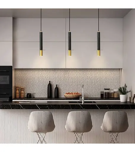 Люстра-підвіс Romin FZ9089 -black золото - фото 2