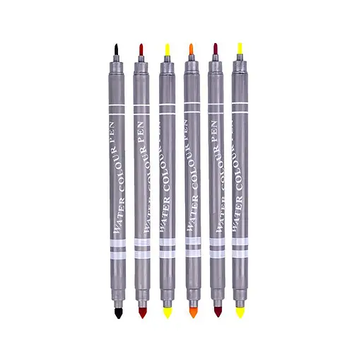 Дитячі фломастери Двосторонній COLOR-IT 108-10F 10 кольорів - фото 2
