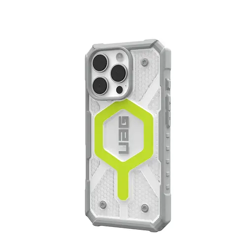 Чехол-накладка Urban Armor Gear Magsafe для Apple iPhone 16 Pro Pathfinder Active Neon (114464118181) - фото 3