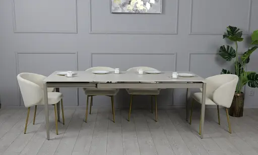 Стіл Хіт розкладний 1400/2000x800x750 бежевий - фото 20