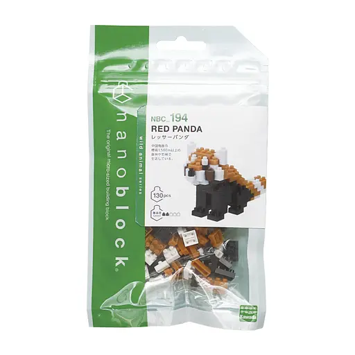 Конструктор Nanoblock Красная панда 130 элементов (124111)