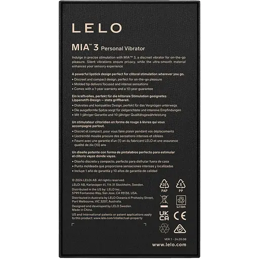 Віброкуля Lelo Mia 3 Deep Rose - фото 10
