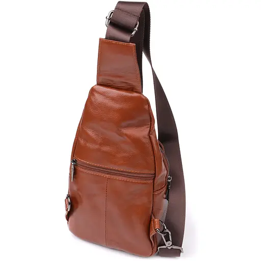 Чоловіча сумка через плече з натуральної шкіри Vintage 19х32х8 см sum0027408 - фото 2