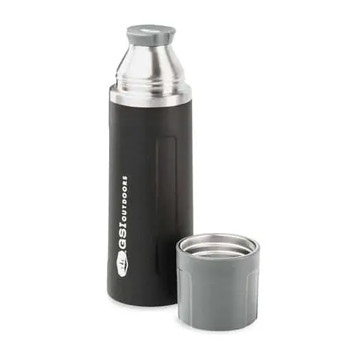 Термос GSI Outdoors Glacier Stainless 1 L Vacuum Bottle Черный (1099-67475) - фото 3