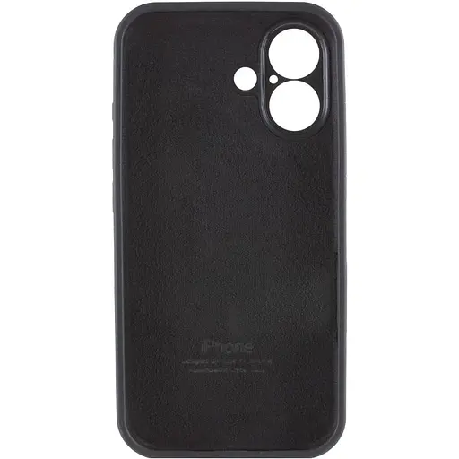 Чохол Epik Silicone Case Full Camera Protective AA для Apple iPhone 16, 6.1 Чорний/Black - фото 6
