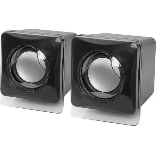 Колонки 2.0 Defender SPK 35, черный, 5 Вт, 3.5 мм, питание от USB, регулятор громкости (65635) - фото 1