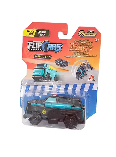 Машинка-трансформер Flip Cars 2 в 1, на блистере Вид 2 - фото 1