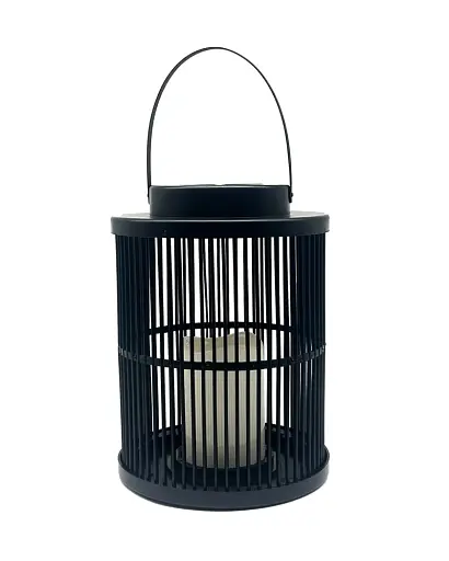 Вуличний світильник на сонячній батареї Goldlux 330215 Fascino LED 1800K IP44 чорний - фото 1