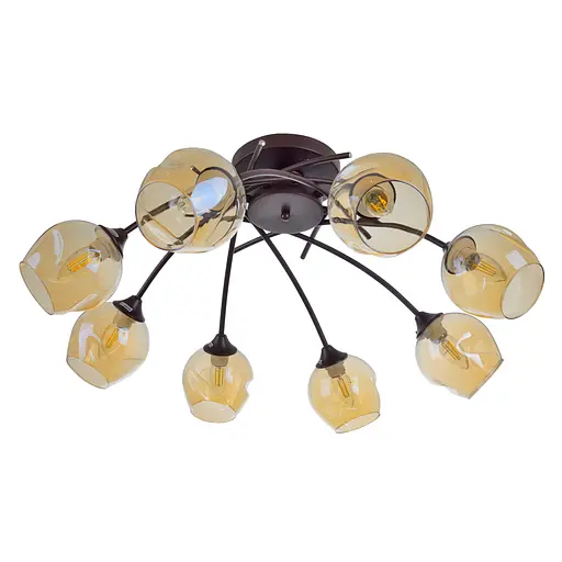 Люстра стельова Brille E27 60W BR (LK-678C/8)