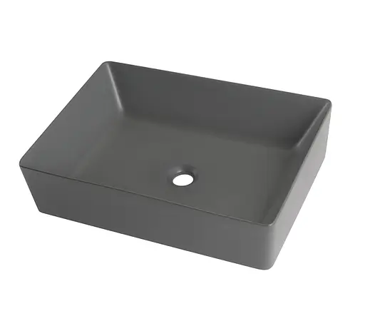 Умивальник накладний Mixxus Premium Quadro-0108 550x390x145 мм MP6652, Графит - фото 8