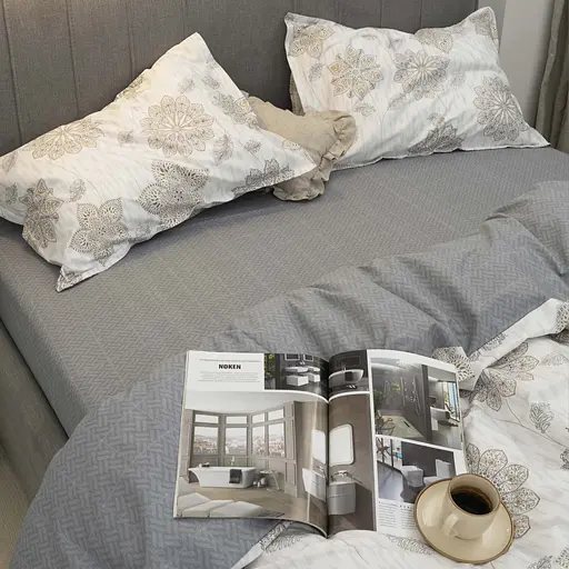 Комплект постільної білизни Tiare подвійний сатин Deluxe 010_DeLuxe_dv - фото 4