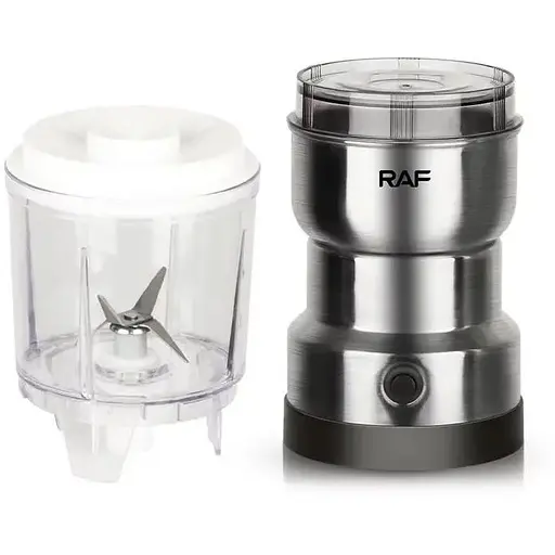Кофемолка-блендер RAF R-7126 300W нержавеющая сталь