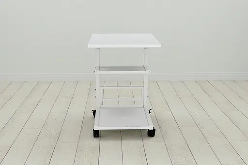 Стіл приставний Ferrum-decor Адан 62x40x60 метал Білий ДСП Білий 16мм (FRD-102491) - фото 3