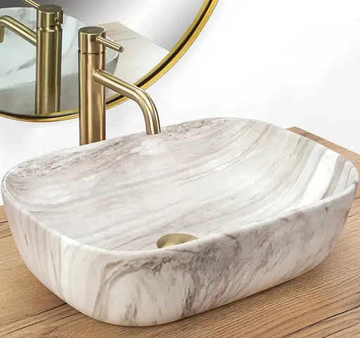 Умивальник Rea Belinda ASH накладний REA-U3324 - фото 6