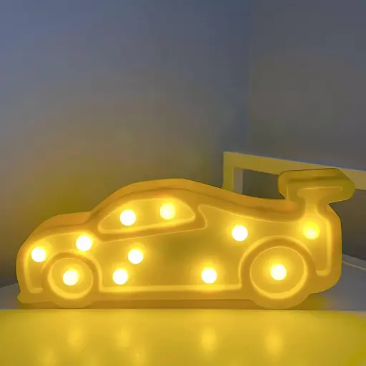 Лампа-нічник дитяча "машина" 17, 5*11, 5см, 3кол.(1*60) - фото 2