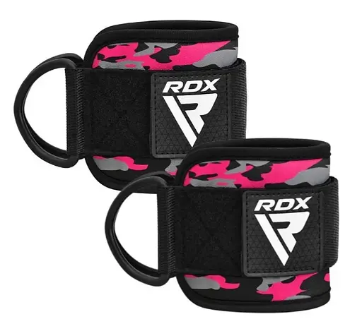 Манжеты на лодыжку RDX GYM ANKLE PRO A4 CAMO PINK-PAIR (WAN-A4CP-P) - фото 1