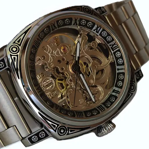 Часы WishDoIt Baron Steel, 2 ремешка - фото 2