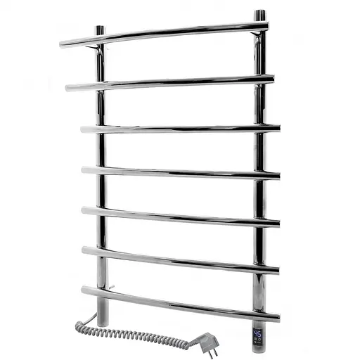 Электрический полотенцесушитель Navin Премиум 500x700 Sensor с таймером, левое 12-028053-3680, Хром, Левое, Электронный - фото 2