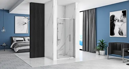 Дешевые двери Rea Rapid Swing 100 хром REA-K5607 - фото 4