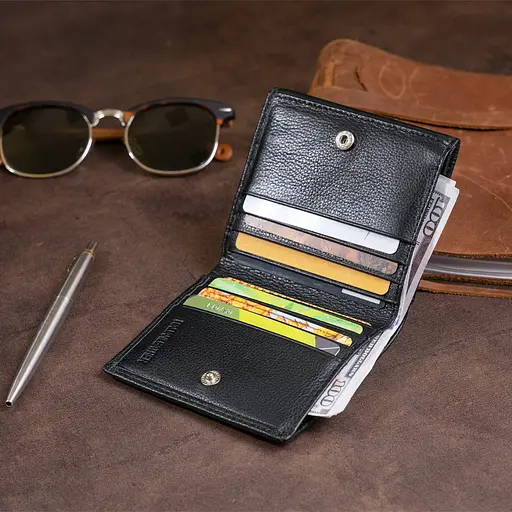 Жіночий шкіряний гаманець ST Leather 10х9х1.3 см acs0015756 - фото 9