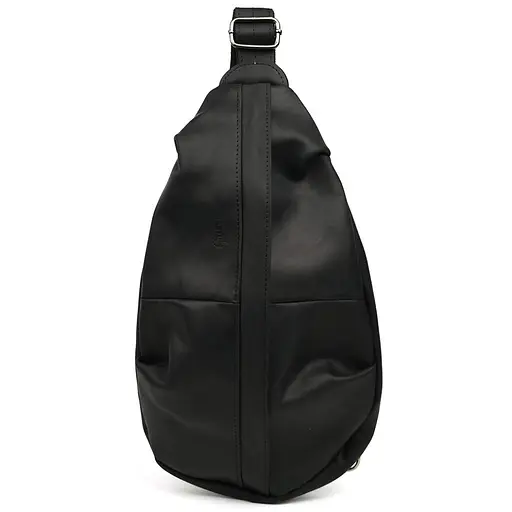 Рюкзак-слинг на одно плечо из лошадиной кожи TARWA 26х45х6 см sum0028224 - фото 3