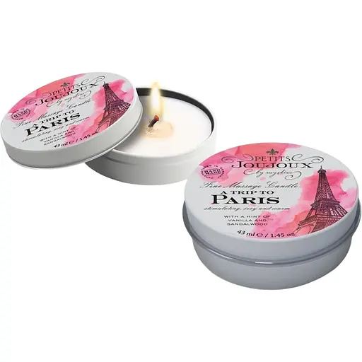 Масажна свічка Petits Joujoux A Trip To Paris, 43 мл