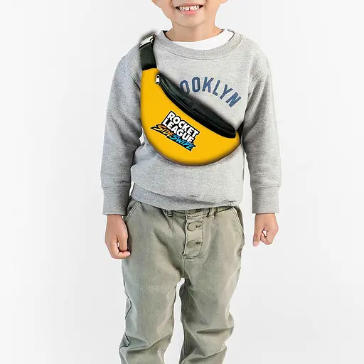 Сумка-бананка   "Rocket League" з принтом, 32х15см, дитяча, молодіжна (00072)