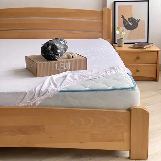 Простирадло на резинці LeLit бязь B-0001 160х200 см (le2000000186719) - фото 6