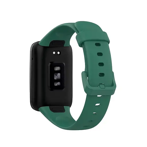 Силіконовий ремінець Tamister для Xiaomi Mi Smart Band 7 Pro Green - фото 2