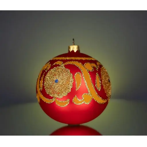 Набір ялинкових прикрас Різдвяні історії Код нації: Кримський 3 кулі скло (4820001107180) - фото 2