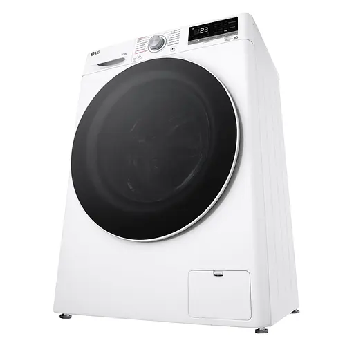 Стирально-сушильная машина LG фронтальная 9(5) кг 1200 А 48 см дисплей пара инвертор белый - фото 5