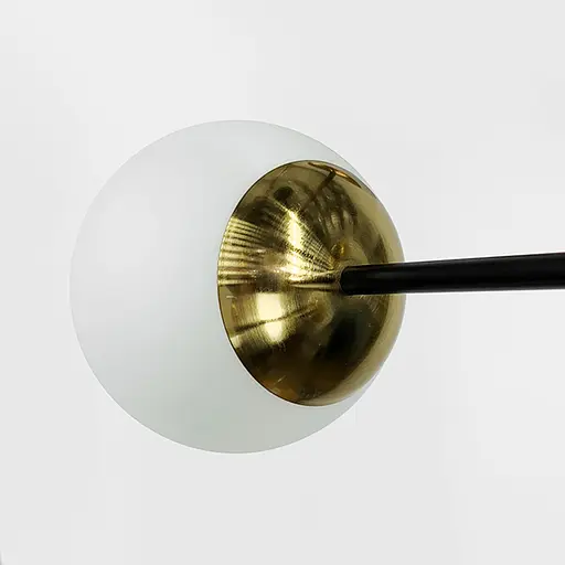 Люстра на 6 плафонів із латунною фурнітурою Line.F YG 8132-6 - фото 5