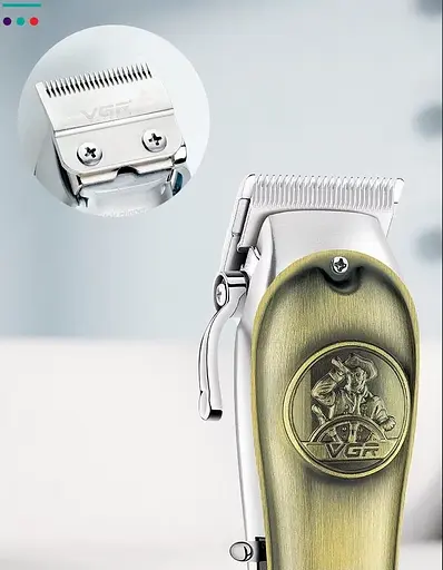 Акумуляторна машинка для стрижки Barber VGR V-658 - фото 4