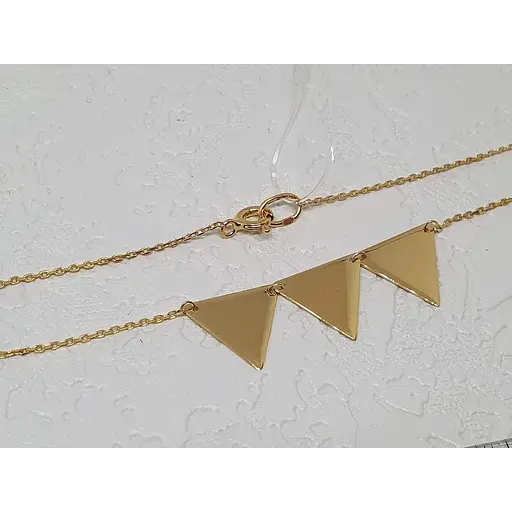 Серебряное колье Qvaliz с позолотой. 70800845ЗОЛ - фото 2