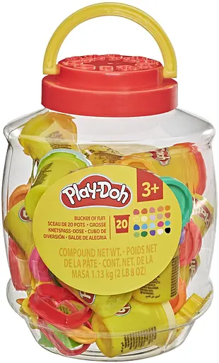 Набір маси для ліплення Hasbro Play-Doh Відерце з Розвагами (F1530)