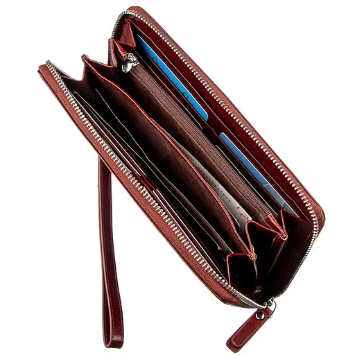 Мужской кожаный кошелек Boston 10х20 см acs0015080 - фото 3