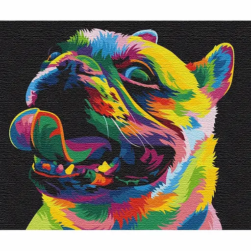 Картина по номерам Радужная собака Brushme 40x50 см разноцветная 000221120