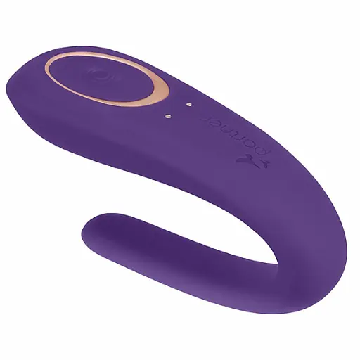 Вібратор для пар Satisfyer Double Classic 17 см фіолетовий - фото 2