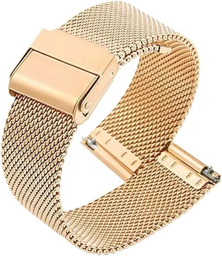 Ремінець міланське плетіння золотий розмір 20 - фото 2